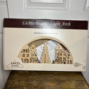 Lichterbogen Light Arch Wooden with Natural Tones Collectors Item Rare